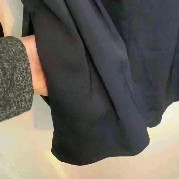 Lulus Plunge Neckline Long Sleeve Romper Womens Size M, Navy - Picture 8 of 13